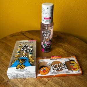 3 Pc Bundle Limited Edition Sesame Street Makeup